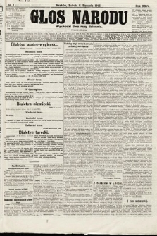 Głos Narodu (wydanie poranne). 1916, nr 11