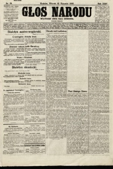 Głos Narodu (wydanie poranne). 1916, nr 29