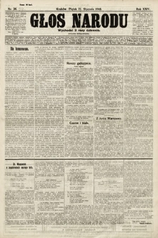 Głos Narodu (wydanie popołudniowe). 1916, nr 34