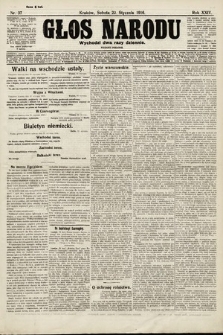 Głos Narodu (wydanie poranne). 1916, nr 37