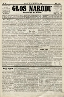 Głos Narodu (wydanie popołudniowe). 1916, nr 45