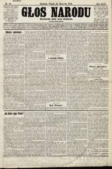 Głos Narodu (wydanie popołudniowe). 1916, nr 49