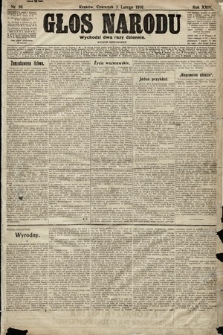 Głos Narodu (wydanie popołudniowe). 1916, nr 59