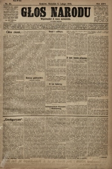Głos Narodu (wydanie poranne). 1916, nr 64