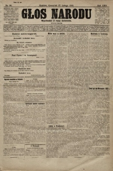 Głos Narodu (wydanie poranne). 1916, nr 84