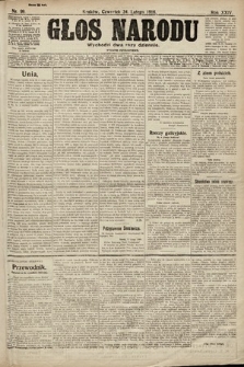 Głos Narodu (wydanie popołudniowe). 1916, nr 98