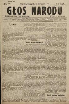 Głos Narodu (wydanie poranne). 1916, nr 180