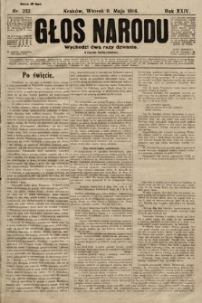 Głos Narodu (wydanie popołudniowe). 1916, nr 232