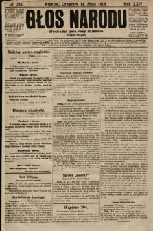 Głos Narodu (wydanie poranne). 1916, nr 235