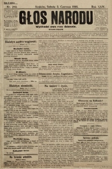 Głos Narodu (wydanie poranne). 1916, nr 280