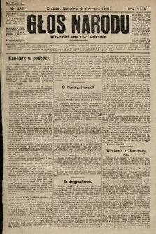 Głos Narodu (wydanie poranne). 1916, nr 282