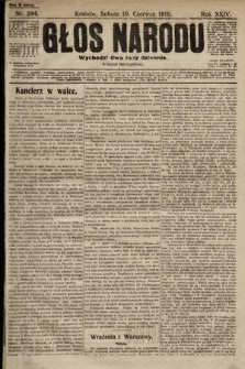 Głos Narodu (wydanie popołudniowe). 1916, nr 294
