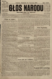 Głos Narodu (wydanie poranne). 1916, nr 306