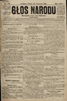 Głos Narodu (wydanie poranne). 1916, nr 326