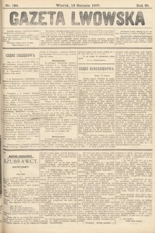 Gazeta Lwowska. 1895, nr 184