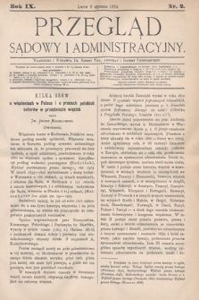 Przegląd Sądowy i Administracyjny. 1884, nr 2