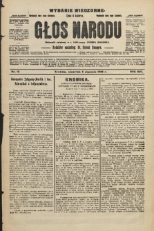 Głos Narodu : dziennik polityczny, założony w r. 1893 przez Józefa Rogosza (wydanie wieczorne). 1908, nr 12