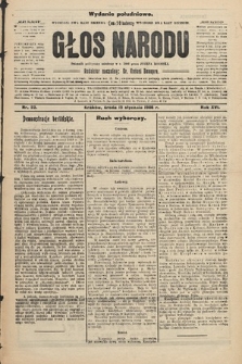 Głos Narodu : dziennik polityczny, założony w r. 1893 przez Józefa Rogosza (wydanie południowe). 1908, nr 23
