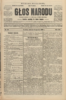 Głos Narodu : dziennik polityczny, założony w r. 1893 przez Józefa Rogosza (wydanie wieczorne). 1908, nr 32