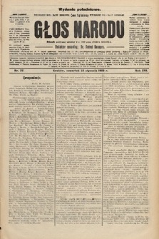 Głos Narodu : dziennik polityczny, założony w r. 1893 przez Józefa Rogosza (wydanie południowe). 1908, nr 37