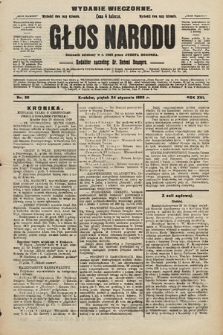 Głos Narodu : dziennik polityczny, założony w r. 1893 przez Józefa Rogosza (wydanie wieczorne). 1908, nr 38