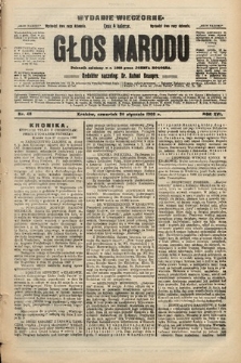 Głos Narodu : dziennik polityczny, założony w r. 1893 przez Józefa Rogosza (wydanie wieczorne). 1908, nr 48