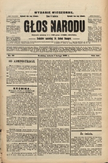 Głos Narodu : dziennik polityczny, założony w r. 1893 przez Józefa Rogosza (wydanie wieczorne). 1908, nr 52