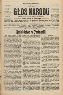 Głos Narodu : dziennik polityczny, założony w r. 1893 przez Józefa Rogosza (wydanie południowe). 1908, nr 55