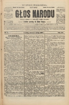 Głos Narodu : dziennik polityczny, założony w r. 1893 przez Józefa Rogosza (wydanie wieczorne). 1908, nr 56