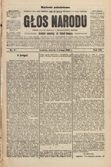 Głos Narodu : dziennik polityczny, założony w r. 1893 przez Józefa Rogosza (wydanie południowe). 1908, nr 57