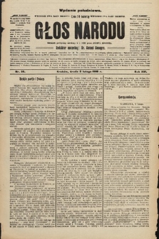 Głos Narodu : dziennik polityczny, założony w r. 1893 przez Józefa Rogosza (wydanie południowe). 1908, nr 59