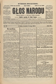 Głos Narodu : dziennik polityczny, założony w r. 1893 przez Józefa Rogosza (wydanie wieczorne). 1908, nr 66