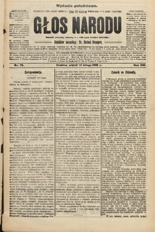 Głos Narodu : dziennik polityczny, założony w r. 1893 przez Józefa Rogosza (wydanie południowe). 1908, nr 75