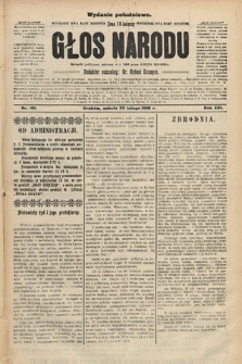 Głos Narodu : dziennik polityczny, założony w r. 1893 przez Józefa Rogosza (wydanie południowe). 1908, nr 101