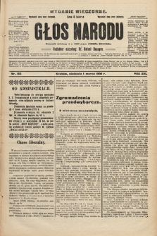 Głos Narodu : dziennik polityczny, założony w r. 1893 przez Józefa Rogosza (wydanie wieczorne). 1908, nr 102