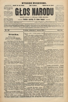 Głos Narodu : dziennik polityczny, założony w r. 1893 przez Józefa Rogosza (wydanie wieczorne). 1908, nr 108