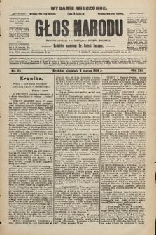 Głos Narodu : dziennik polityczny, założony w r. 1893 przez Józefa Rogosza (wydanie wieczorne). 1908, nr 114