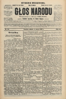 Głos Narodu : dziennik polityczny, założony w r. 1893 przez Józefa Rogosza (wydanie wieczorne). 1908, nr 124
