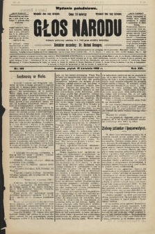 Głos Narodu : dziennik polityczny, założony w r. 1893 przez Józefa Rogosza (wydanie południowe). 1908, nr 169