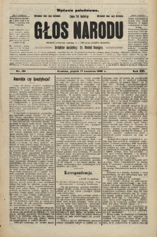 Głos Narodu : dziennik polityczny, założony w r. 1893 przez Józefa Rogosza (wydanie południowe). 1908, nr 181