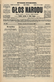 Głos Narodu : dziennik polityczny, założony w r. 1893 przez Józefa Rogosza (wydanie wieczorne). 1908, nr 193