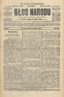 Głos Narodu : dziennik polityczny, założony w r. 1893 przez Józefa Rogosza (wydanie wieczorne). 1908, nr 195