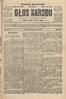 Głos Narodu : dziennik polityczny, założony w r. 1893 przez Józefa Rogosza (wydanie wieczorne). 1908, nr 207