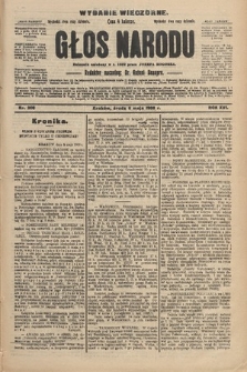 Głos Narodu : dziennik polityczny, założony w r. 1893 przez Józefa Rogosza (wydanie wieczorne). 1908, nr 209