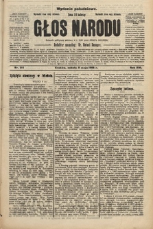 Głos Narodu : dziennik polityczny, założony w r. 1893 przez Józefa Rogosza (wydanie południowe). 1908, nr 214