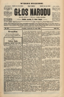 Głos Narodu : dziennik polityczny, założony w r. 1893 przez Józefa Rogosza (wydanie wieczorne). 1908, nr 221