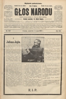 Głos Narodu : dziennik polityczny, założony w r. 1893 przez Józefa Rogosza (wydanie południowe). 1908, nr 222