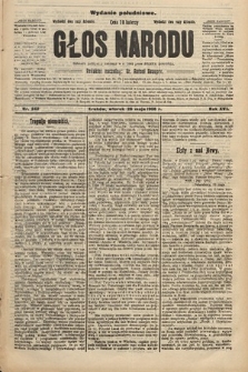 Głos Narodu : dziennik polityczny, założony w r. 1893 przez Józefa Rogosza (wydanie południowe). 1908, nr 242