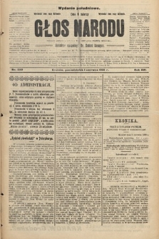 Głos Narodu : dziennik polityczny, założony w r. 1893 przez Józefa Rogosza (wydanie południowe). 1908, nr 250