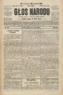 Głos Narodu : dziennik polityczny, założony w r. 1893 przez Józefa Rogosza (wydanie wieczorne). 1908, nr 257